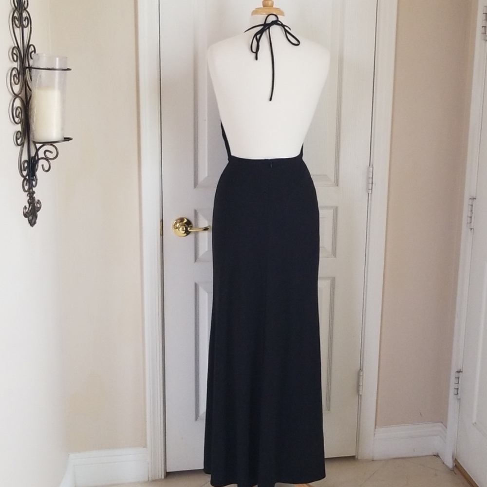 Gorgeous Rhinestone Studded Evening Dress - Picture 4 of 4